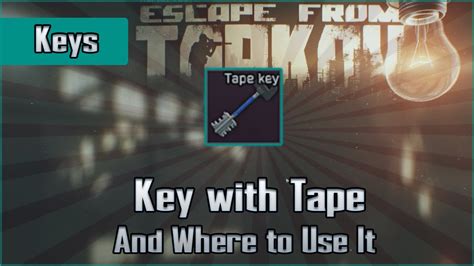 tarkov tape|key with tape tarkov market.